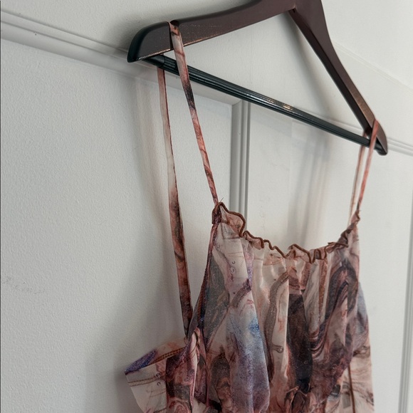 SHEIN Marble Print Camisole in Brown - Picture 4 of 7